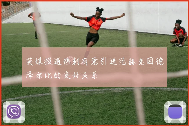 英媒报道热刺有意引进范赫克因德泽尔比的良好关系